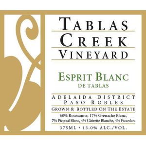 2019 Tablas Creek Vineyard Esprit de Tablas Blanc