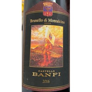 2016 Castello Banfi Brunello di Montalcino