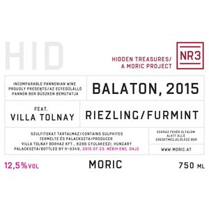2016 Moric Hidden Treasures NR3 Riezling / Furmint