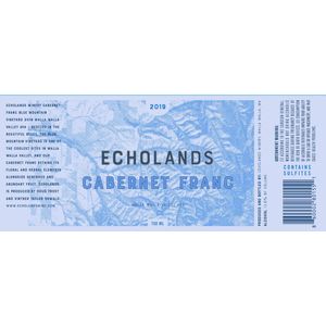 2019 Echolands Blue Mountain Vineyard Cabernet Franc