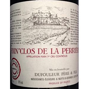 1976 Dufouleur Père & Fils Fixin Clos-de-la-Perrière