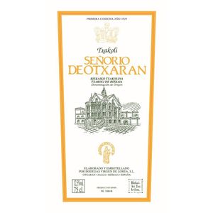 2021 Virgen de Lorea Senorio de Otxaran Txakoli