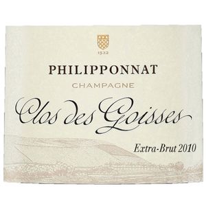 2010 Philipponnat Champagne Clos des Goisses Extra Brut