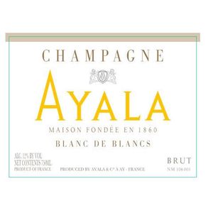 2015 Ayala Champagne Blanc de Blancs Brut