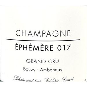 Frédéric Savart & Dremont Champagne Grand Cru Blanc de Noirs Éphémère 017