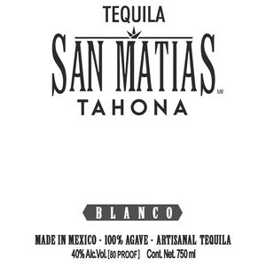 San Matias Tahona Tequila Blanco