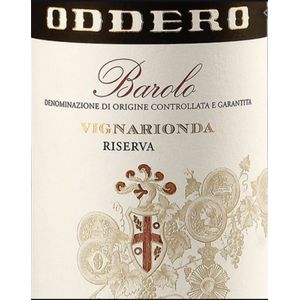 2012 Oddero Barolo Riserva Vignarionda