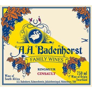 2018 AA Badenhorst Family Wines Ringmuur Cinsault