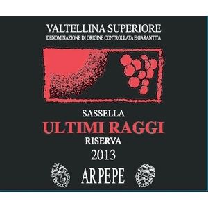 2013 Ar.Pe.Pe. Valtellina Superiore Riserva Sassella Ultimi Raggi