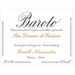 2018 Fratelli Alessandria Barolo San Lorenzo di Verduno