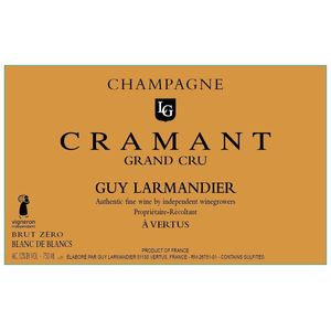 Guy Larmandier Champagne Cramant Blanc de Blancs Brut Zero