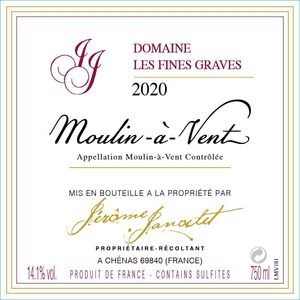 2020 Domaine Les Fines Graves Moulin-à-Vent