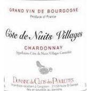 2020 Domaine du Clos des Poulettes Côte de Nuits-Villages Chardonnay