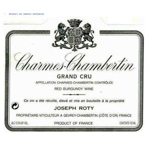 1999 Domaine Joseph Roty Charmes-Chambertin Très Vieilles Vignes