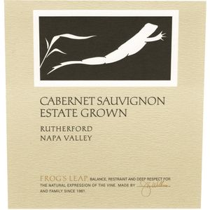 2018 Frog's Leap Rutherford Estate Grown Cabernet Sauvignon