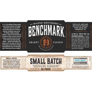 Benchmark Small Batch Kentucky Bourbon Whiskey