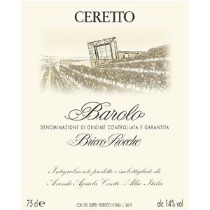 2019 Ceretto Barolo Bricco Rocche