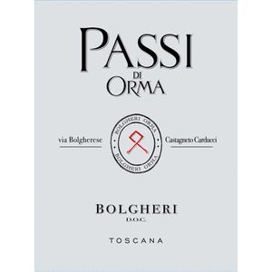 2018 Passi di Orma Bolgheri