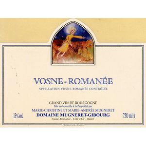 1989 Domaine Georges Mugneret-Gibourg Vosne-Romanée