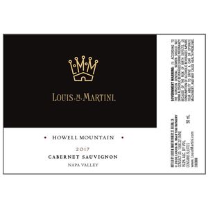 2017 Louis M. Martini Howell Mountain Cabernet Sauvignon
