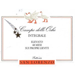 2015 Fattoria San Lorenzo Compo delle Oche Integrale Bianco