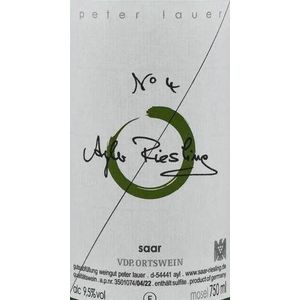 2020 Peter Lauer Ayler Riesling Fass 4 Feinherb Saar