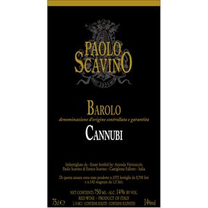 2018 Paolo Scavino Barolo Cannubi