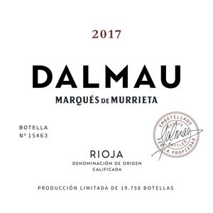 2017 Marqués de Murrieta Dalmau Rioja Reserva