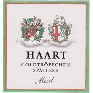 2015 Weingut Reinhold Haart Goldtröpfchen Riesling Spätlese