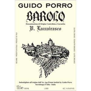 2018 Guido Porro Barolo V. Lazzairasco