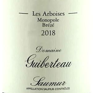 2018 Domaine Guiberteau Saumur Les Arboises