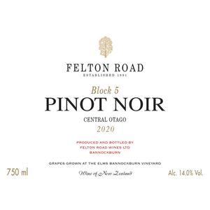 2021 Felton Road Block 5 Pinot Noir