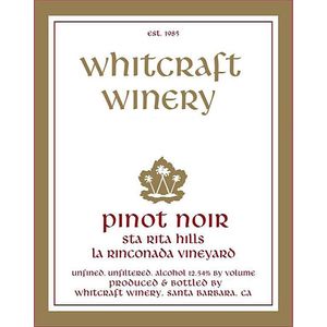 2021 Whitcraft Winery Pinot Noir La Rinconada