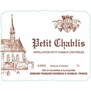 2020 Domaine Raveneau Petit Chablis