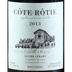 2019 Xavier Gérard Côte-Rôtie