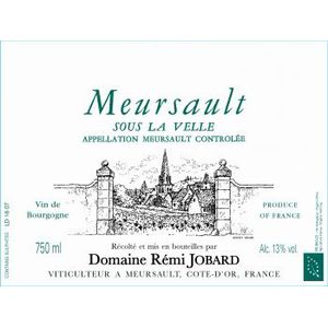 2020 Domaine Remi Jobard Meursault Sous La Velle