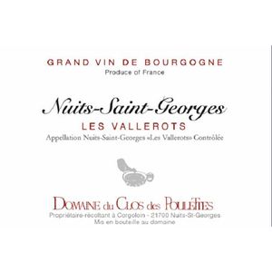 2019 Domaine du Clos des Poulettes Nuits-St-Georges Les Vallerots