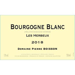 2020 Domaine Pierre Boisson Bourgogne Blanc Les Herbeux