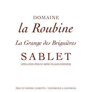 2020 Domaine la Roubine Sablet La Grange des Briguiéres