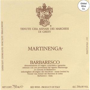 2018 Marchesi di Gresy Barbaresco Martinenga