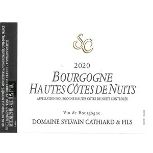 2020 Domaine Sylvain Cathiard & Fils Bourgogne Hautes Côtes de Nuits Blanc