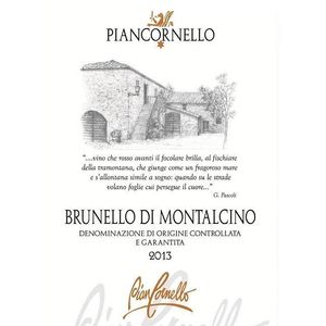 2013 Piancornello Brunello di Montalcino