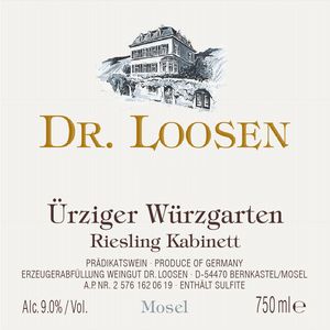 2021 Dr. Loosen Ürziger Würzgarten Riesling Kabinett