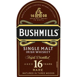 Bushmills Rare Aged 16 Years Single Malt Irish Whiskey