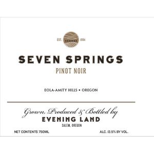 2021 Evening Land Seven Springs Vineyard Pinot Noir