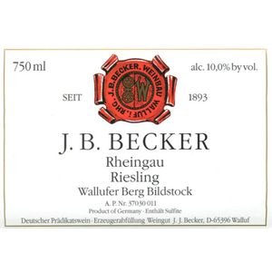 2019 J.B. Becker Wallufer Berg Bildstock Riesling Kabinett