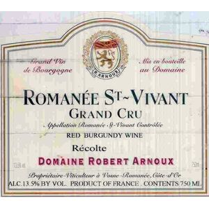 1996 Domaine Robert Arnoux Romanée-St-Vivant