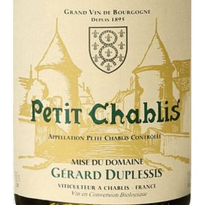 2019 Gérard Duplessis Petit Chablis