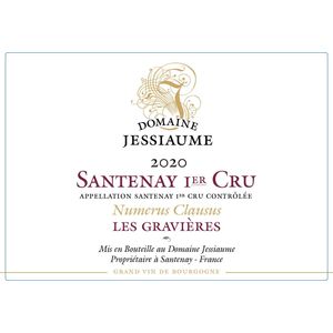 2020 Domaine Jessiaume Santenay Les Gravières Numerus Clausus