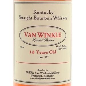 Van Winkle 12 Years Old Special Reserve Lot B Kentucky Straight Bourbon Whiskey